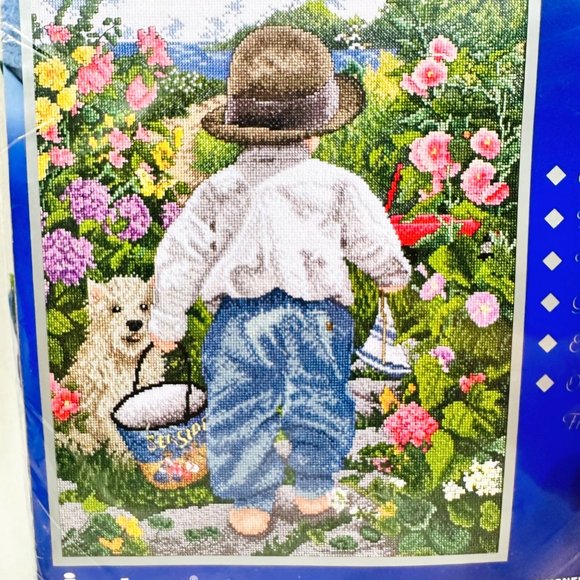 Janlynn Platinum Collection Vintage Cross Stitch Kit "New Adventures." - Picture 2 of 7